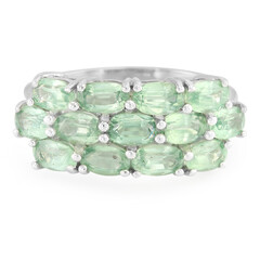 Anello in argento con Cianite Menta