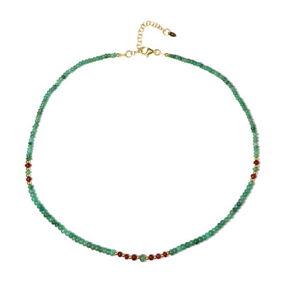 Collana in argento con Smeraldo Zambia