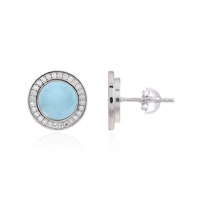Orecchini in argento con Larimar