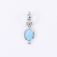 Ciondolo in argento con Turchese