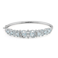 Bracciale in argento con Topazio Blu Cielo