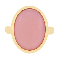 Anello in argento con Opale Rosa