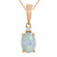 Collana in oro con Opale di Welo AAA