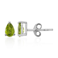 Orecchini in argento con Peridoto della Birmania