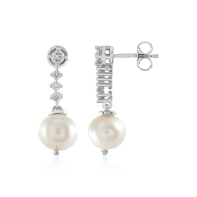 Orecchini in argento con Perla di Acqua Dolce