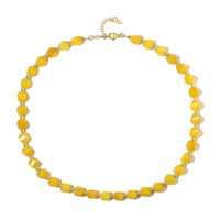Collana in argento con Quarzo Giallo