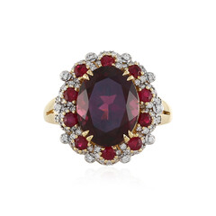 Anello in oro con Umbalite AAA (D'vyere)