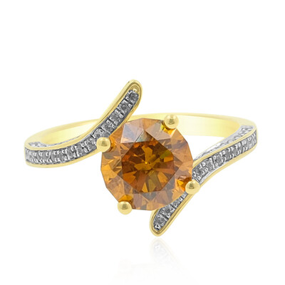 Anello in oro con Sfalerite