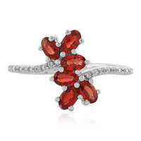 Anello in argento con Rubino Tramonto