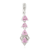 Ciondolo in argento con Tormalina Rosa Cuprian