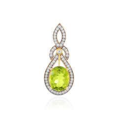 Ciondolo in argento con Peridoto Arizona