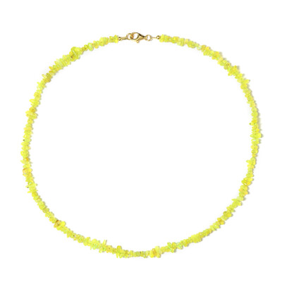 Collana in argento con Opale Giallo Etiope