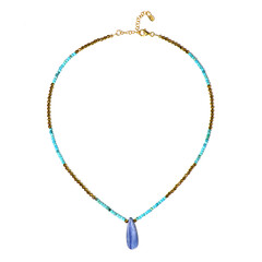 Collana in argento con Cianite