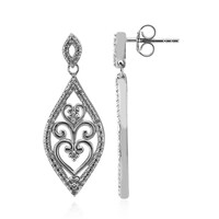 Orecchini in argento con Diamante I2 (I)