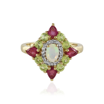 Anello in argento con Opale di Welo