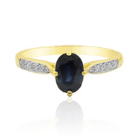 Anello in oro con Zaffiro Blu (Adela Gold)