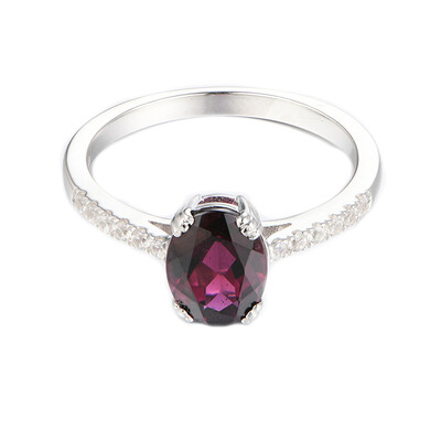 Anello in argento con Granato Tocantin
