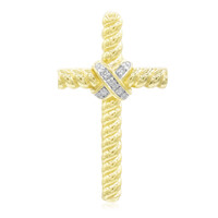 Ciondolo in argento con Diamante I1 (G)
