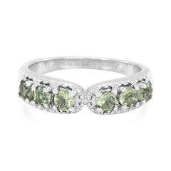 Anello in argento con Apatite Russa