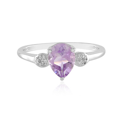 Anello in argento con Ametista Rose de France