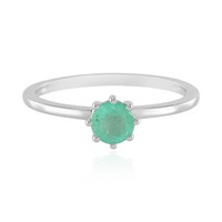 Anello in argento con Smeraldo Russo