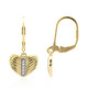 Orecchini in argento con Diamante SI1 (G) (Annette)