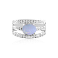 Anello in argento con Opale Australiano