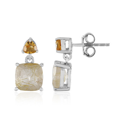 Orecchini in argento con Quarzo Rutilato