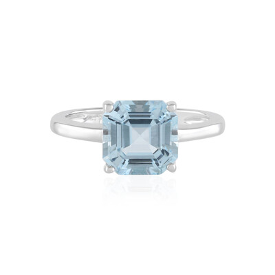 Anello in argento con Topazio Blu Cielo
