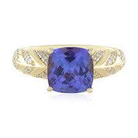 Anello in oro con Tanzanite AAA (de Melo)