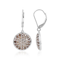Orecchini in oro con Diamante Cioccolato I3  (KM by Juwelo)
