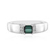 Anello in argento con Tormalina Verde di Benedito(Adela Silber)