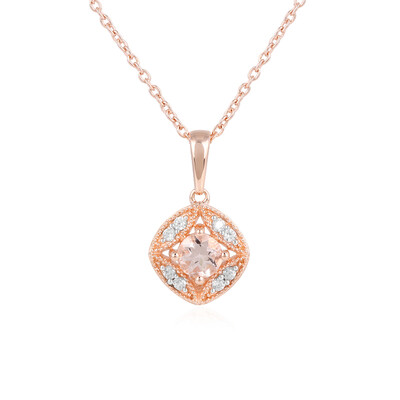 Collana in argento con Morganite