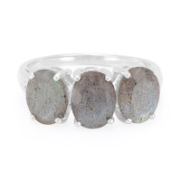 Anello in argento con Labradorite