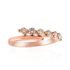 Anello in oro con Diamante Rose de France SI1 di Argyle