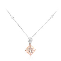 Collana in oro con Morganite AAA