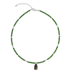 Collana in argento con Ammolite