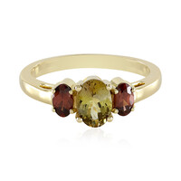 Anello in oro con Tanzanite Gialla (non riscaldata) (Adela Gold)