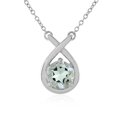 Collana in argento con Ametista Verde