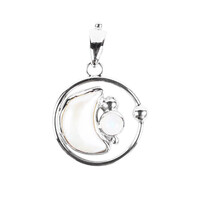 Ciondolo in argento con Perla di Acqua Dolce