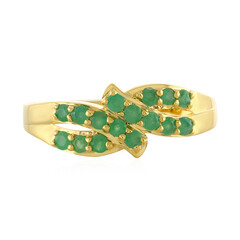 Anello in argento con Smeraldo Brasiliano