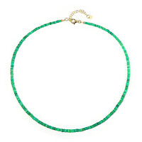 Collana in argento con Opale Verde dell'Etiopia