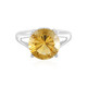 Anello in argento con Citrino