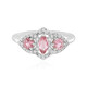 Anello in argento con Tormalina Rosa Nigeriana