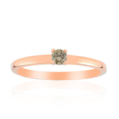 Anello in oro con Diamante Rose de France SI1 di Argyle