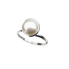 Anello in argento con Perla