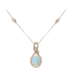 Collana in oro con Opale di Welo AAA (CIRARI)