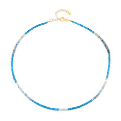 Collana in argento con Acquamarina Santa Maria