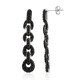 Orecchini in argento con Spinello Nero
