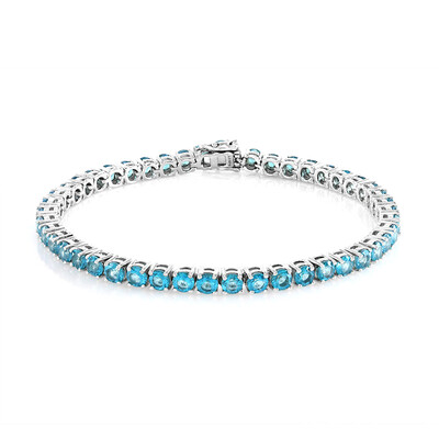 Bracciale in argento con Topazio Paraiba
